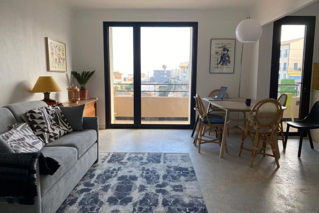 Vues Exceptionnelles Mer, Port Et Toits De Sete Sète Exterior foto